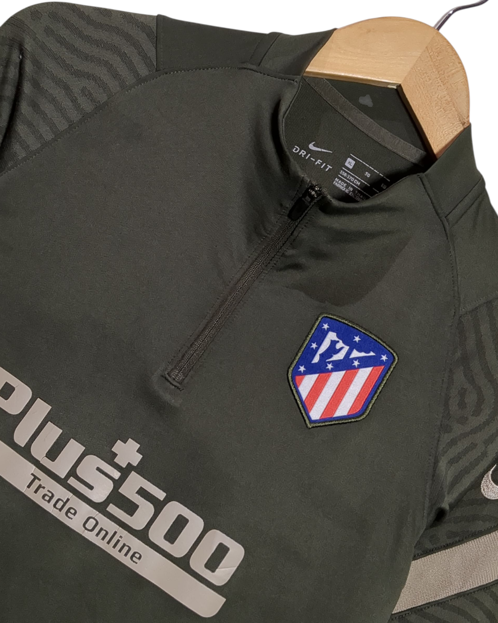 2020-21 Atletico Madrid Nike 1/4 Zip Drill Top - (XL.Boys)
