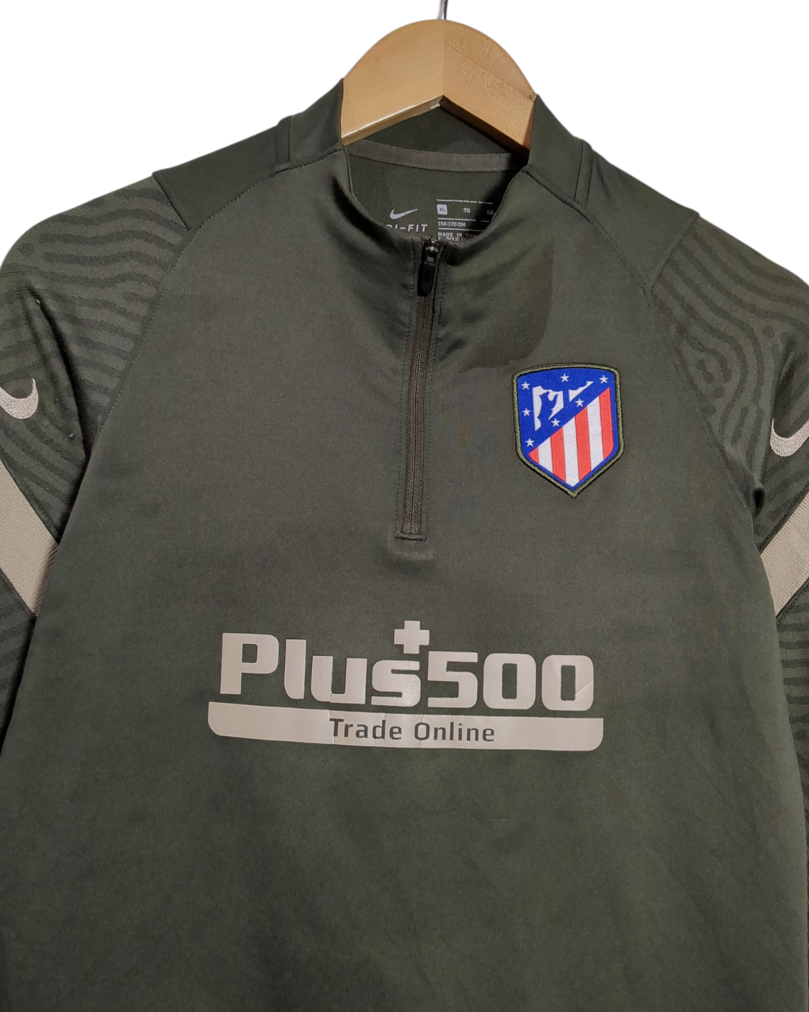 2020-21 Atletico Madrid Nike 1/4 Zip Drill Top - (XL.Boys)