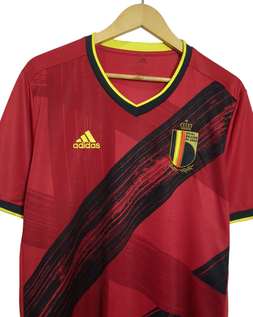 2020-21 Belgium Adidas Home Shirt - (L)