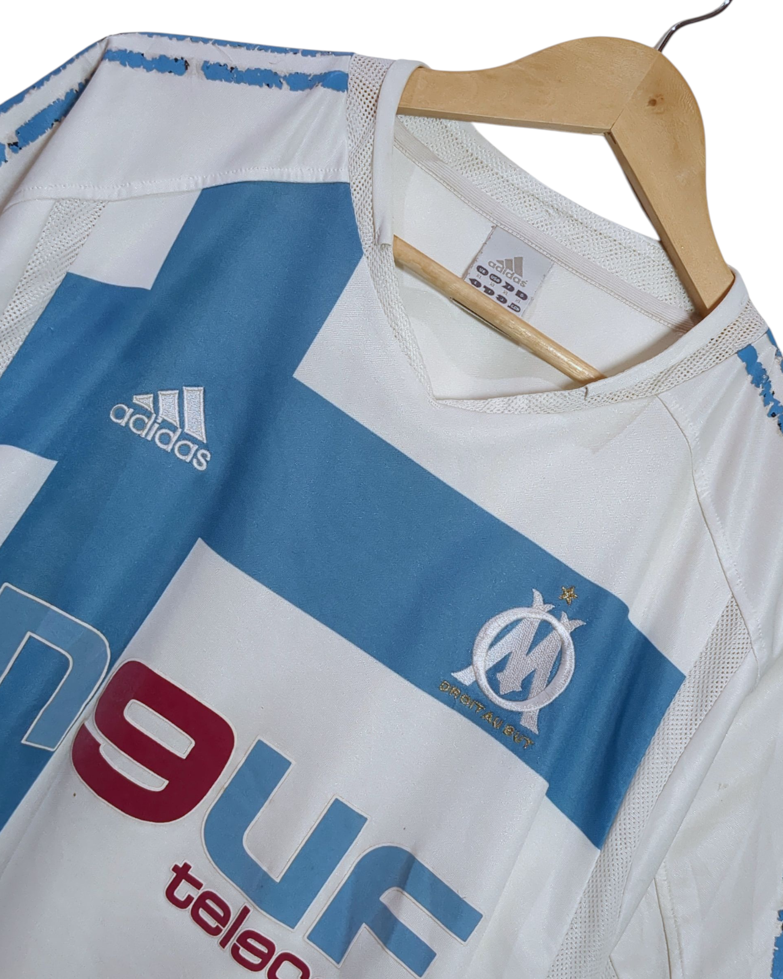 2004-05 Olympique Marseille Adidas Home Shirt - (XL)