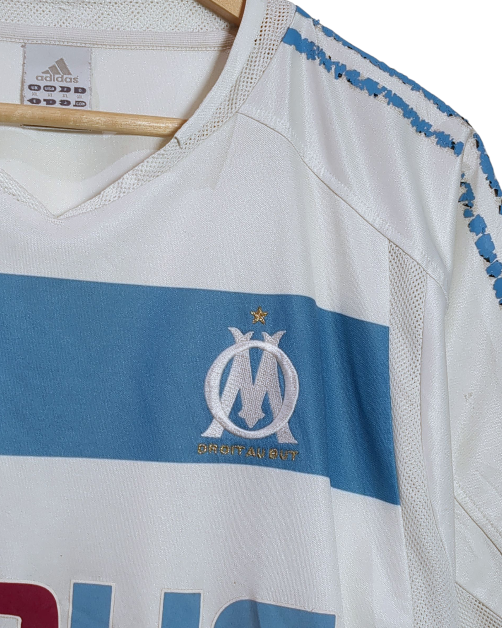 2004-05 Olympique Marseille Adidas Home Shirt - (XL)
