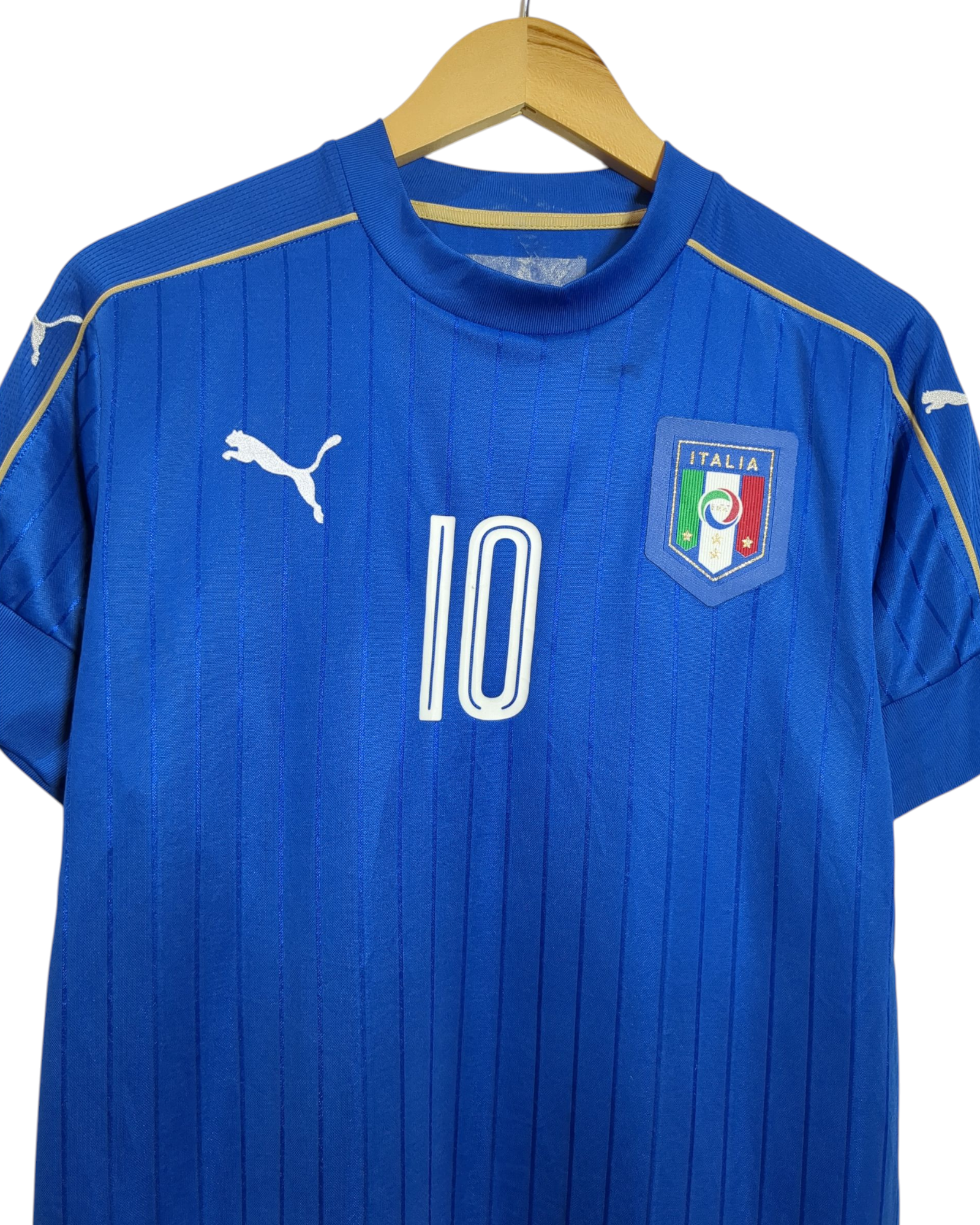 2016-17 Italy Puma Home Shirt #10 Verratti - (M)
