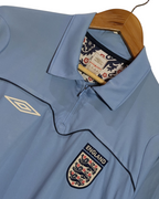 2008-09 England Umbro 1/4 Zip Polo Shirt - (M)