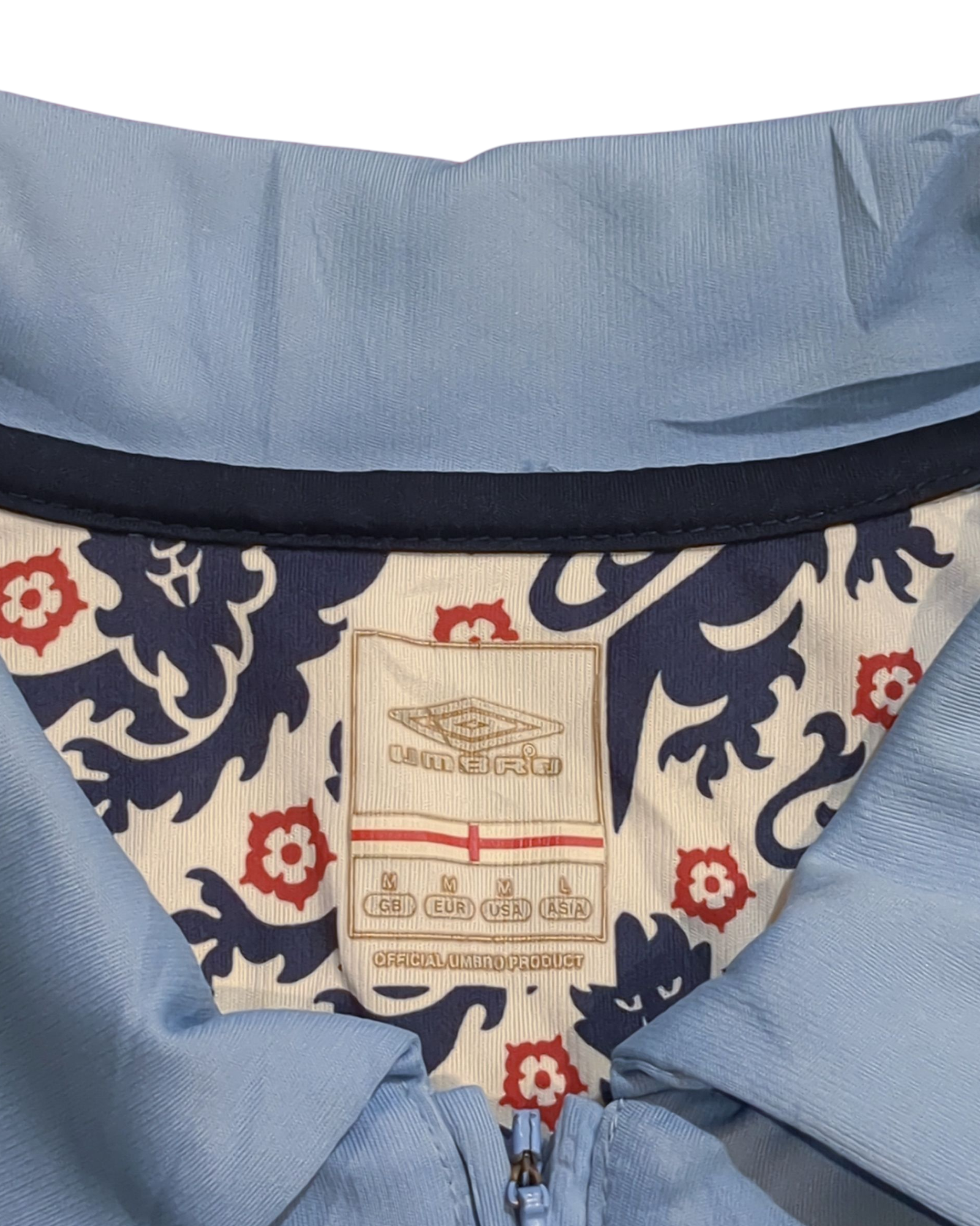2008-09 England Umbro 1/4 Zip Polo Shirt - (M)