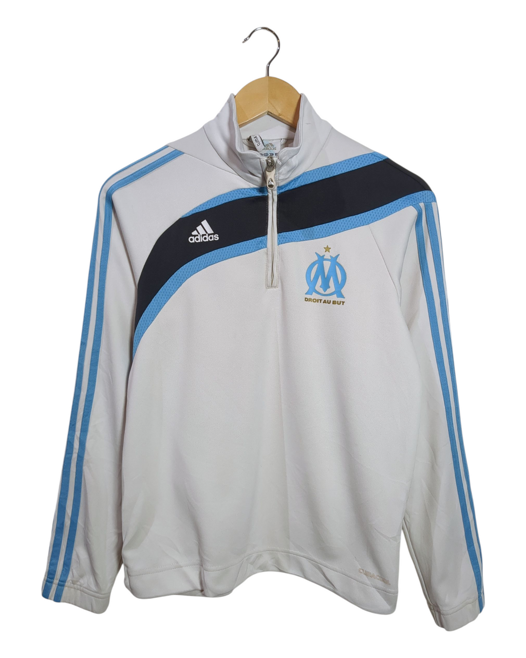 2009-10 Olympique Marseille 1/4 Zip Training Top - (L.Boys)