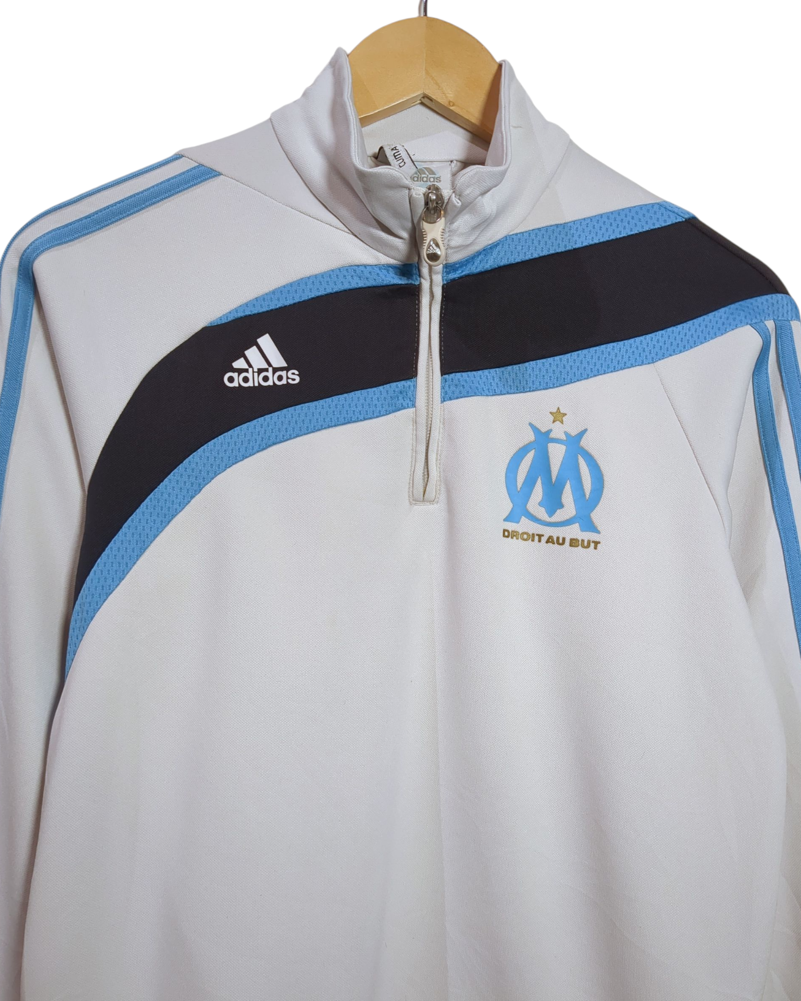 2009-10 Olympique Marseille 1/4 Zip Training Top - (L.Boys)