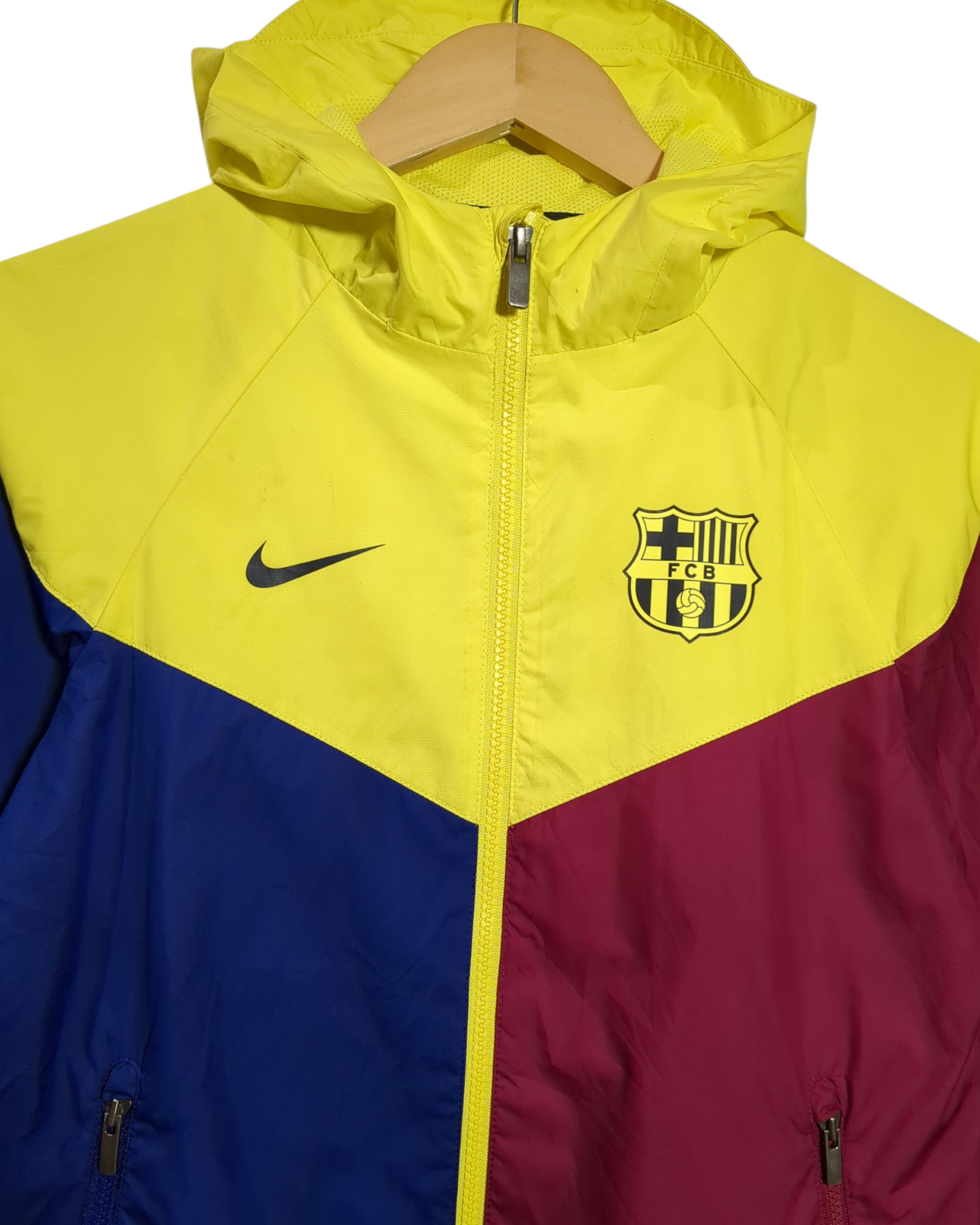 2020-21 Barcelona Nike Woven Windbreaker Jacket - (M.Boys)