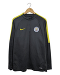 2016-17 Manchester City Nike 1/4 Zip Drill Top - (L)