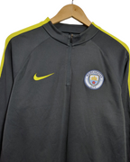 2016-17 Manchester City Nike 1/4 Zip Drill Top - (L)