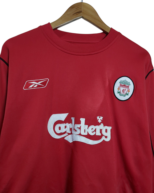 2003-04 Liverpool Reebok Sweat Top - (XL)