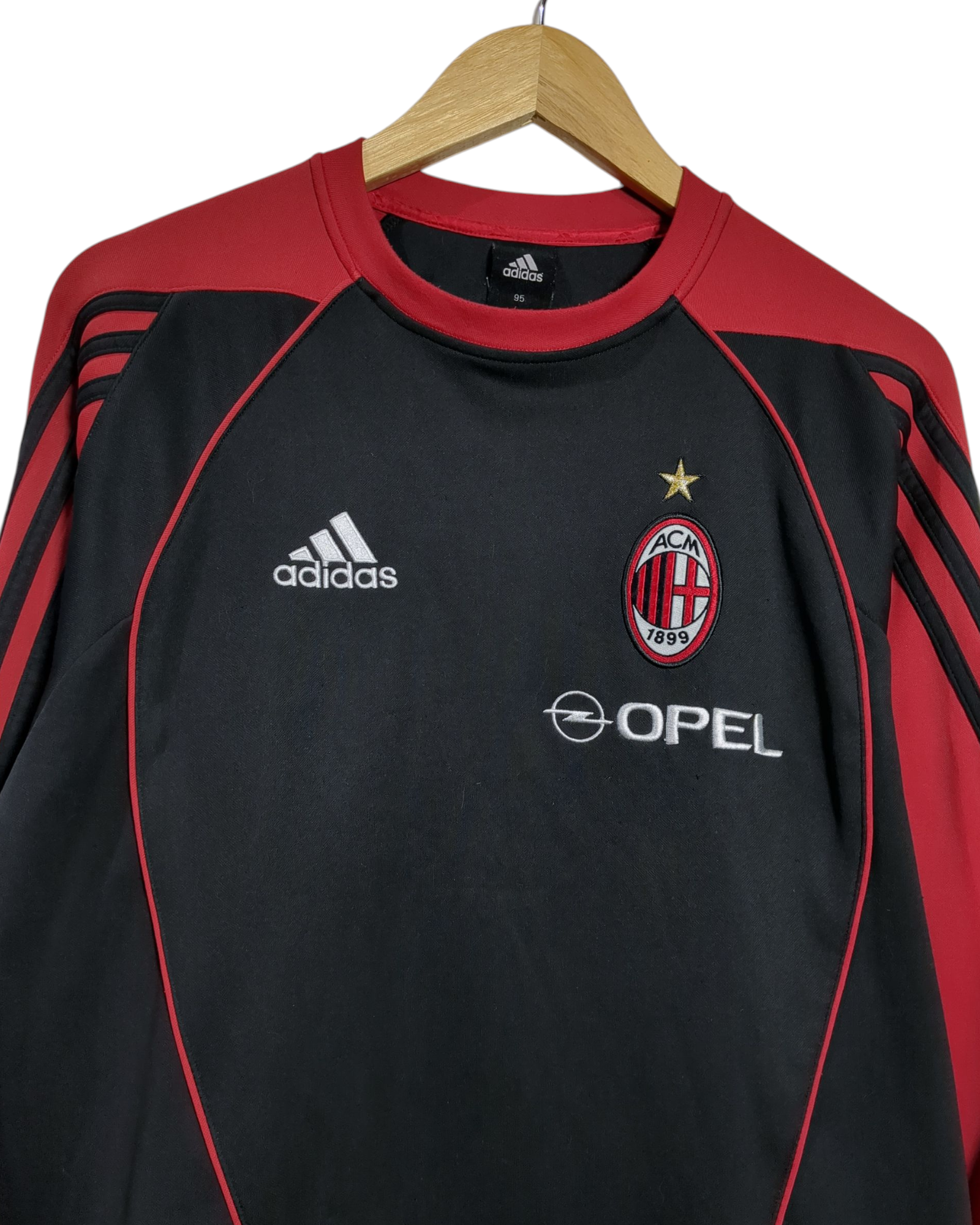 2005-06 AC Milan Adidas Sweat Top - (L)