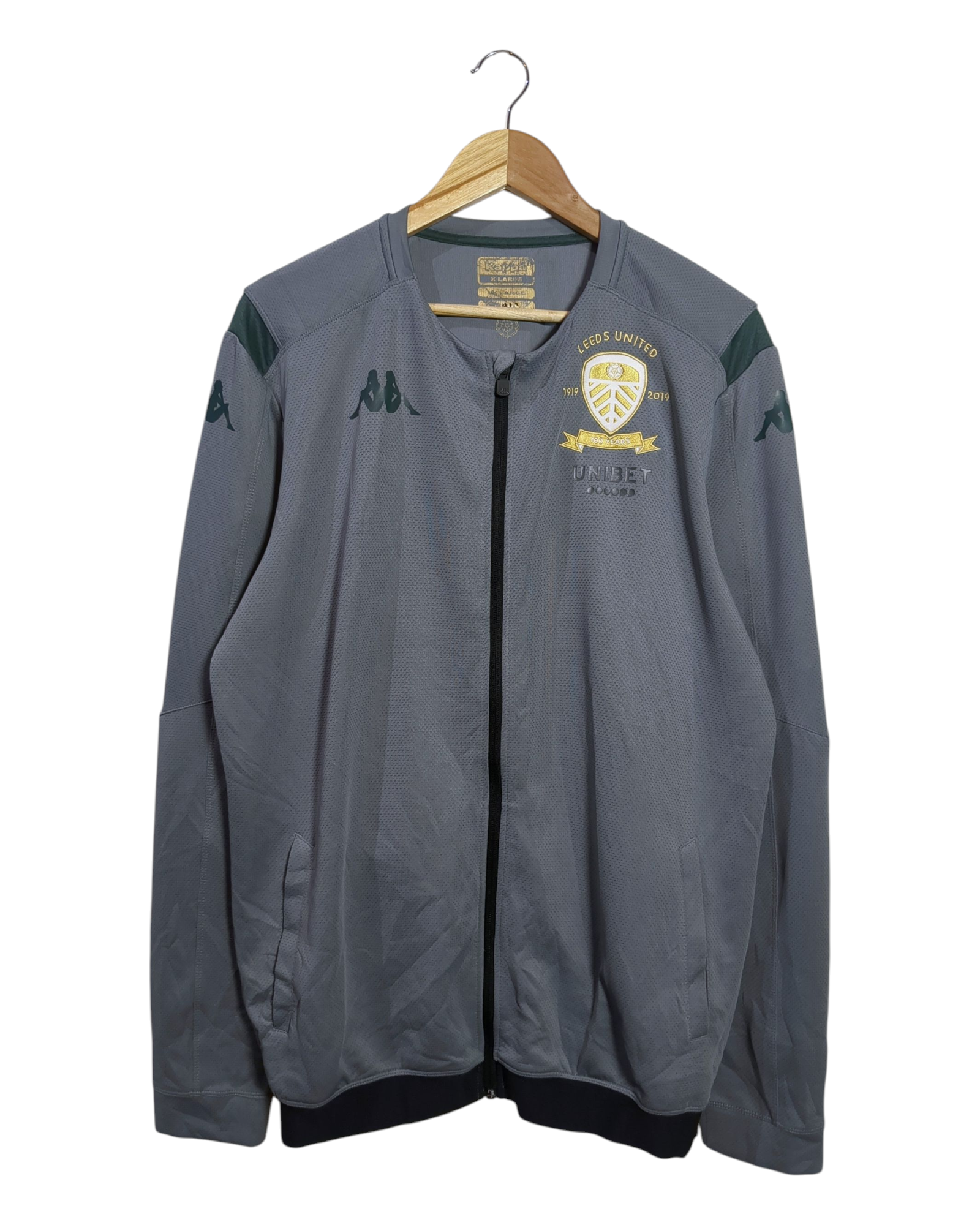 2019-20 Leeds United Kappa Track Jacket - (XL)