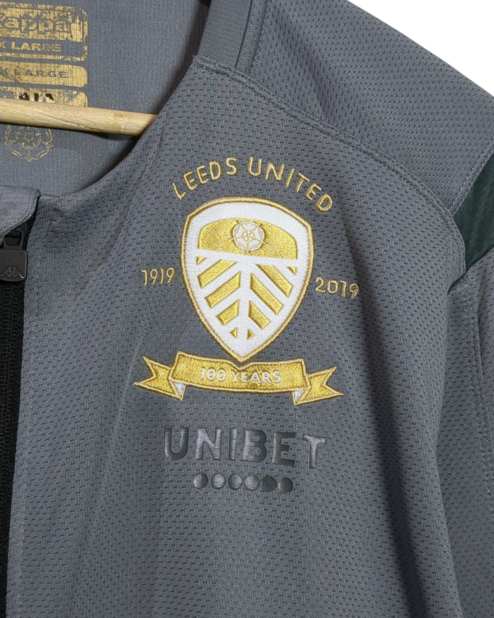 2019-20 Leeds United Kappa Track Jacket - (XL)