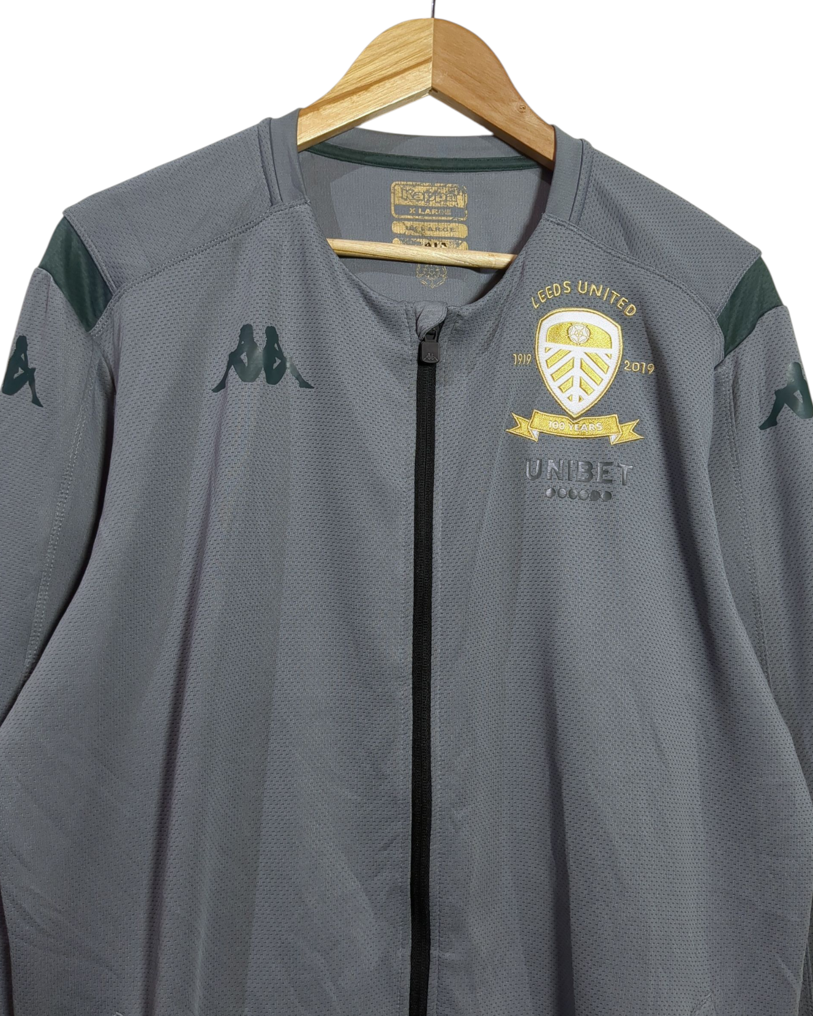 2019-20 Leeds United Kappa Track Jacket - (XL)