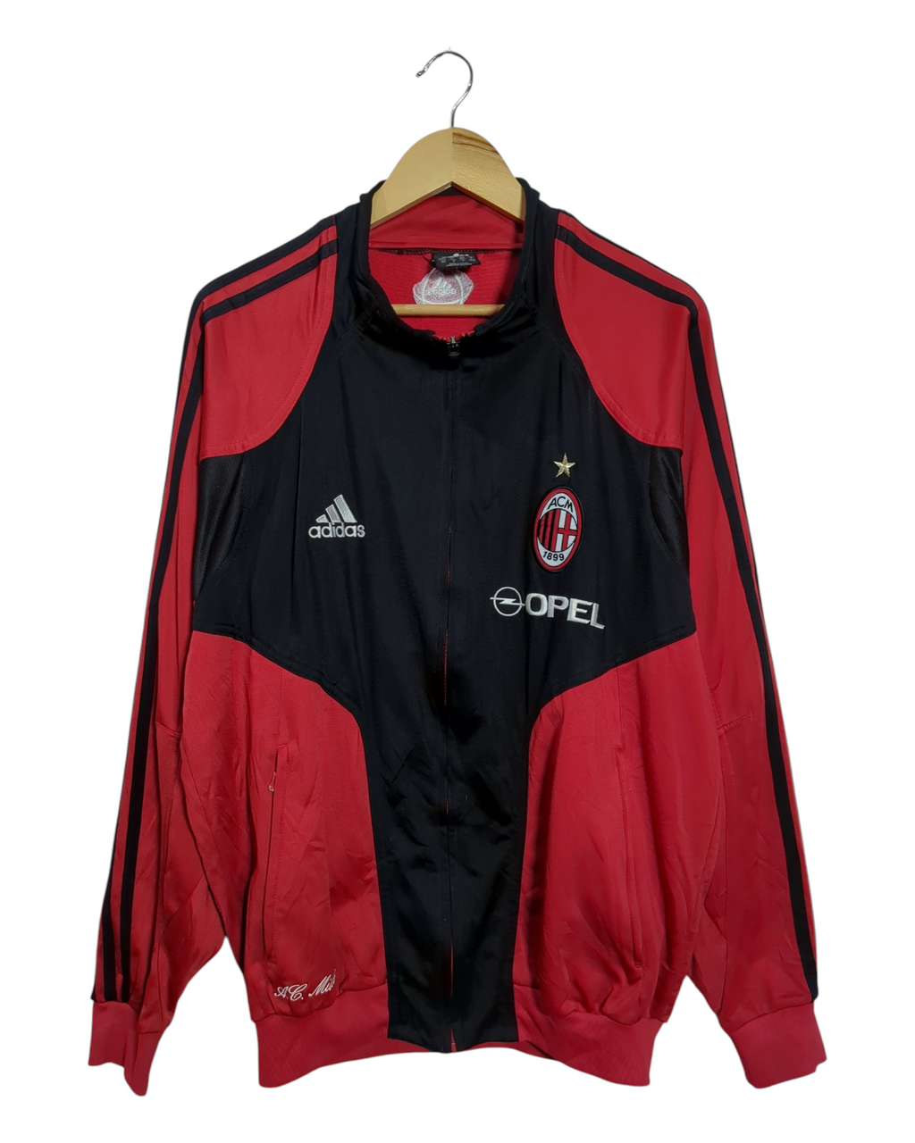 2004-05 AC Milan Adidas Track Jacket - (XL)