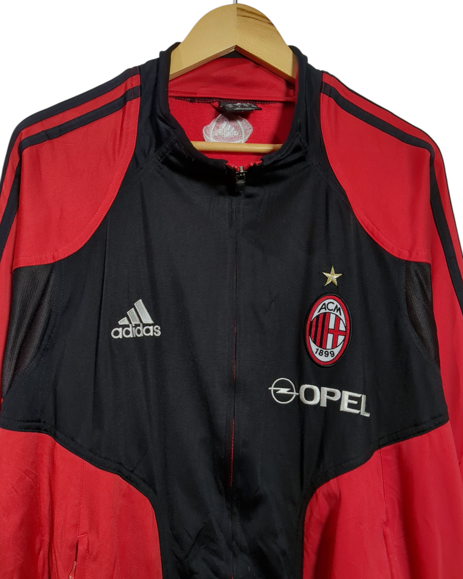 2004-05 AC Milan Adidas Track Jacket - (XL)