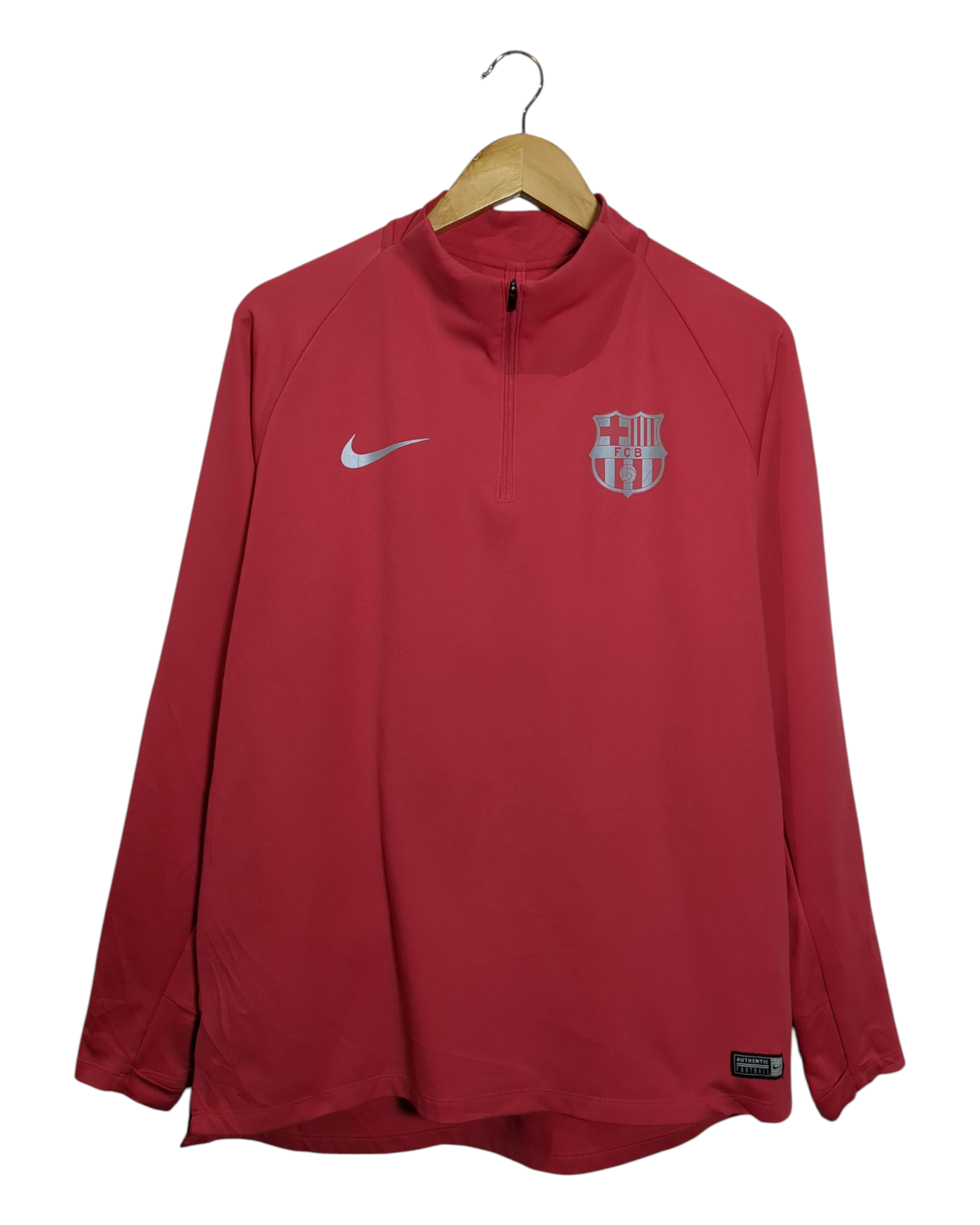 2018-19 Barcelona Nike 1/4 Zip Drill Top - (L)