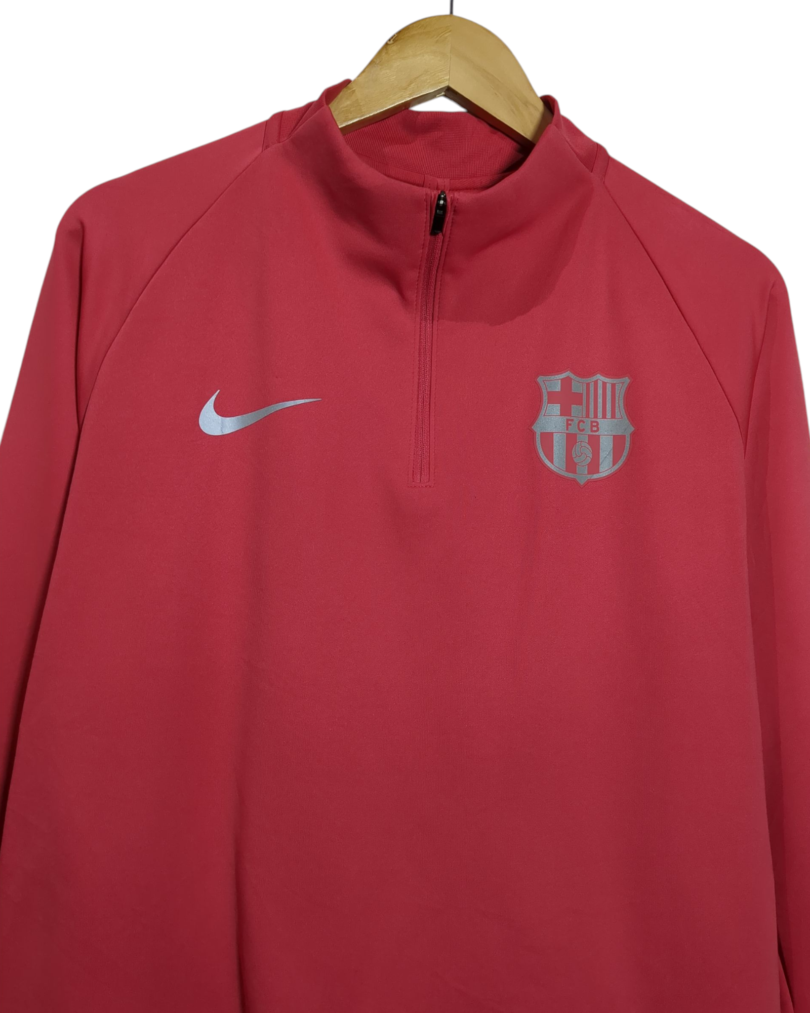 2018-19 Barcelona Nike 1/4 Zip Drill Top - (L)