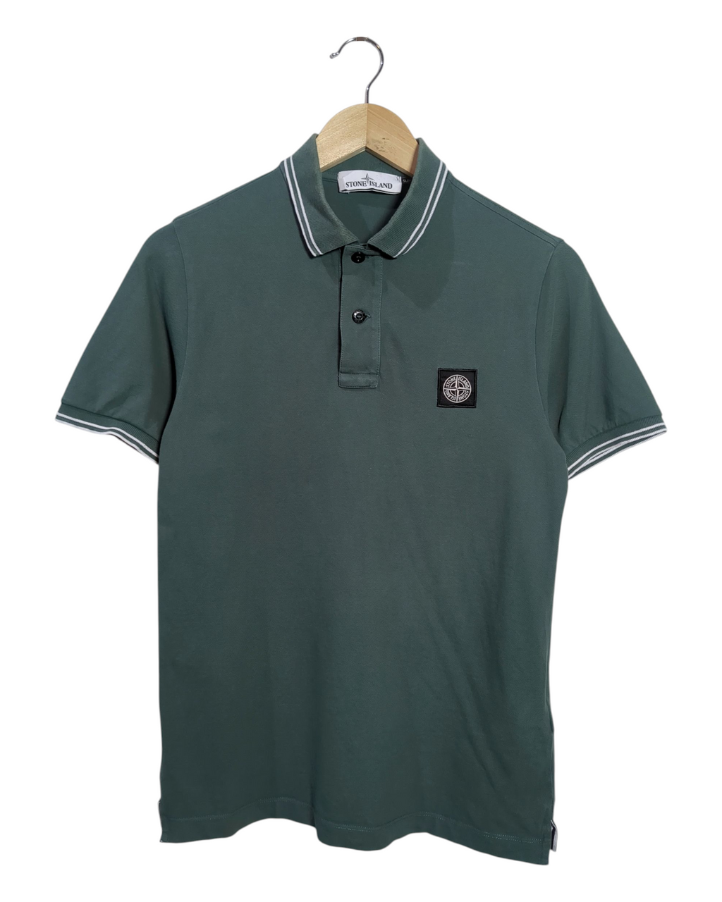 Stone Island Slim Fit Polo Shirt - (S)