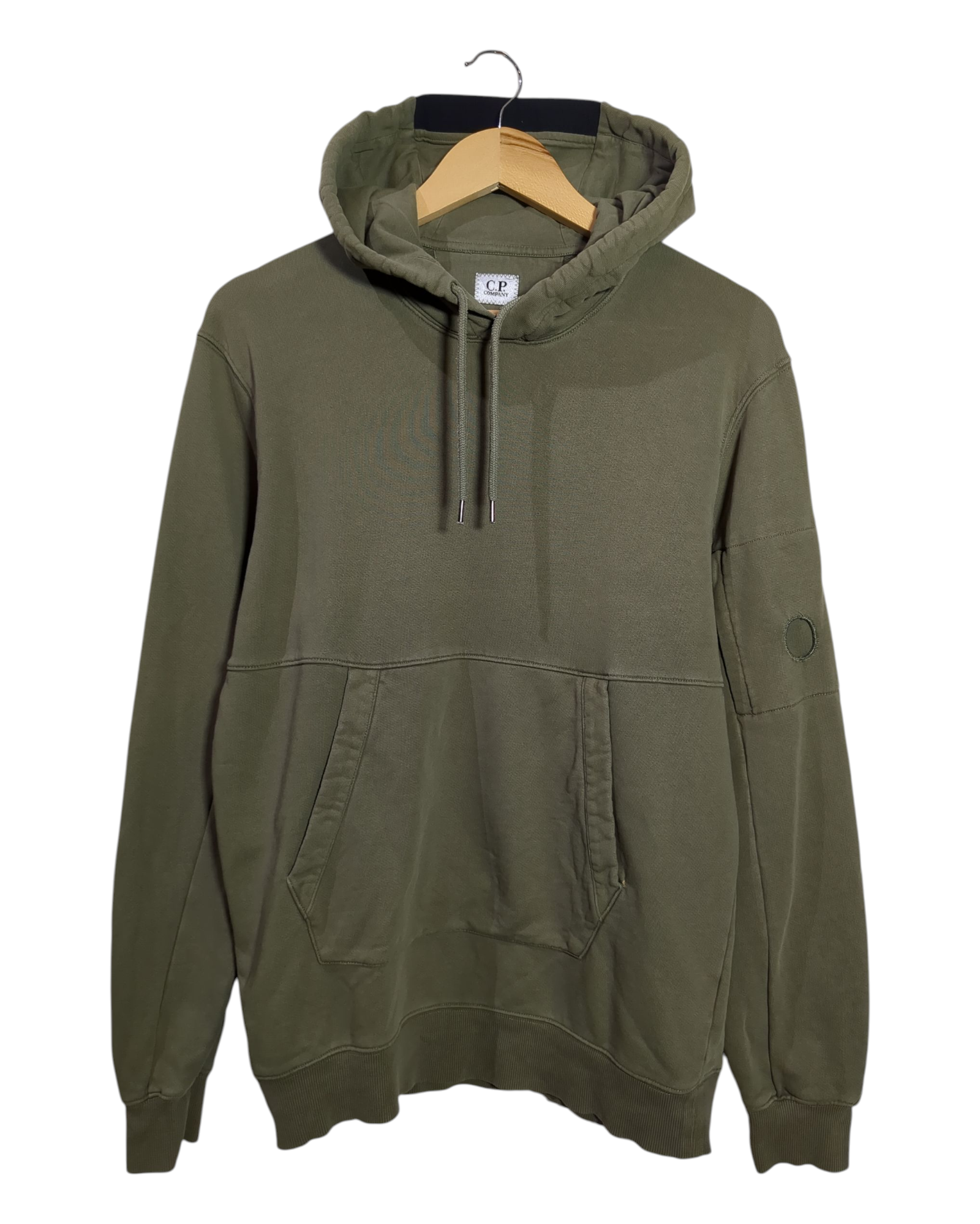 CP Company Diagonal Fleece Lens Hoodie - (L)
