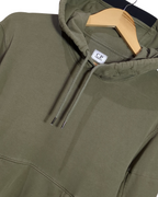 CP Company Diagonal Fleece Lens Hoodie - (L)
