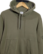 CP Company Diagonal Fleece Lens Hoodie - (L)