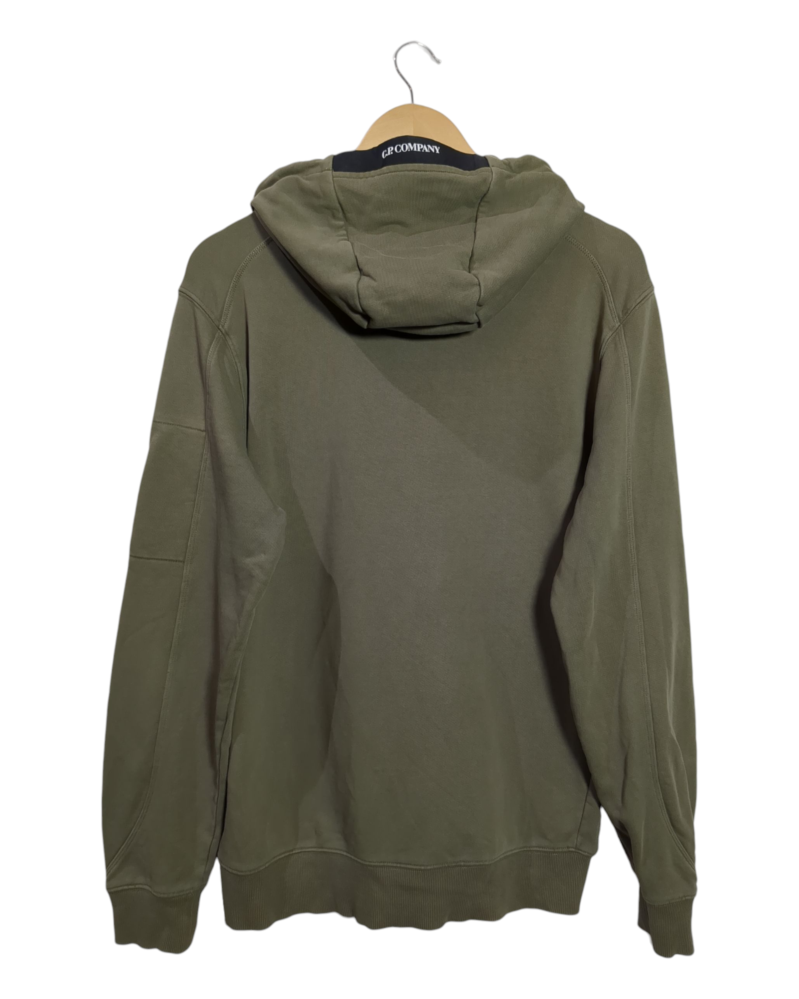 CP Company Diagonal Fleece Lens Hoodie - (L)