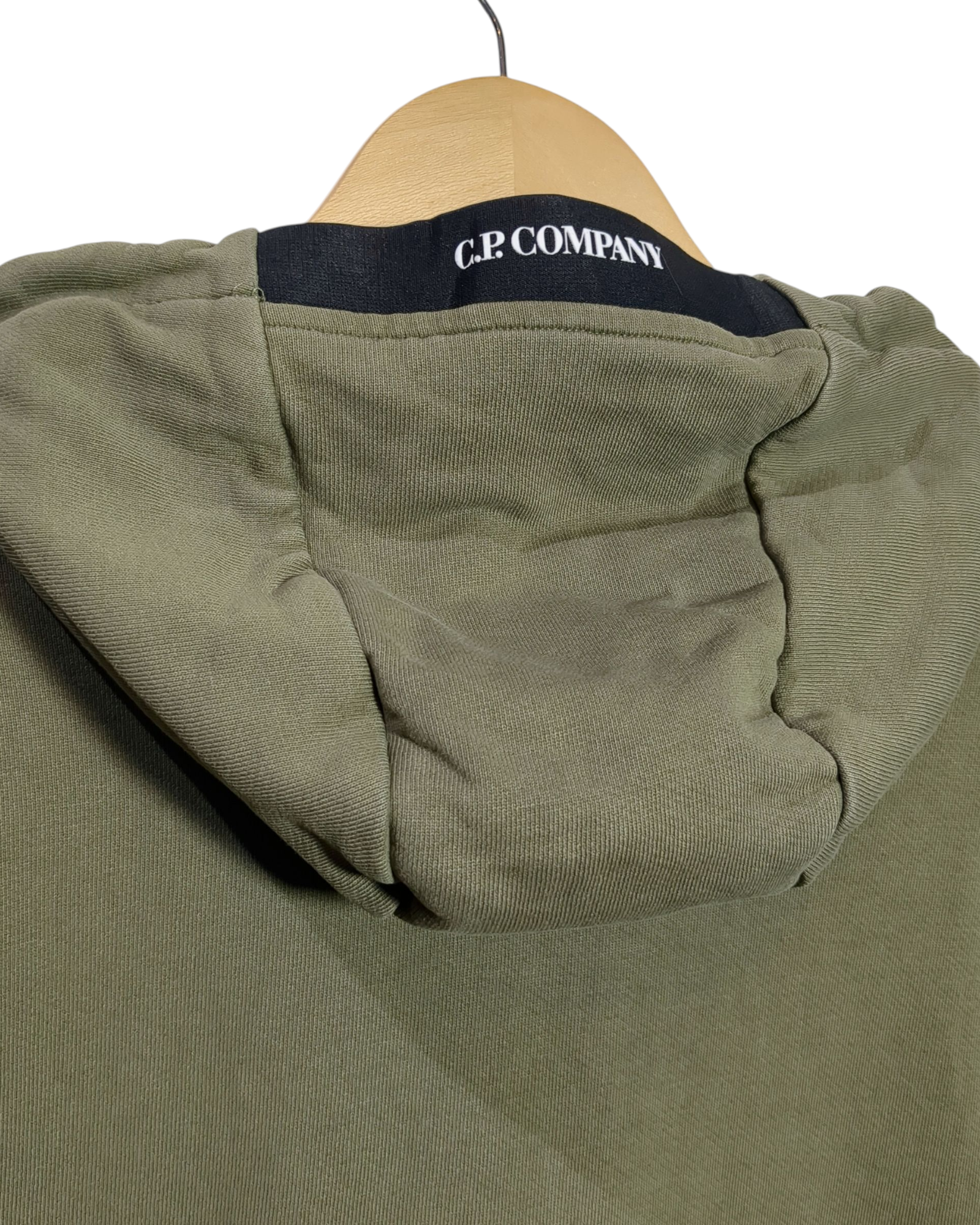 CP Company Diagonal Fleece Lens Hoodie - (L)