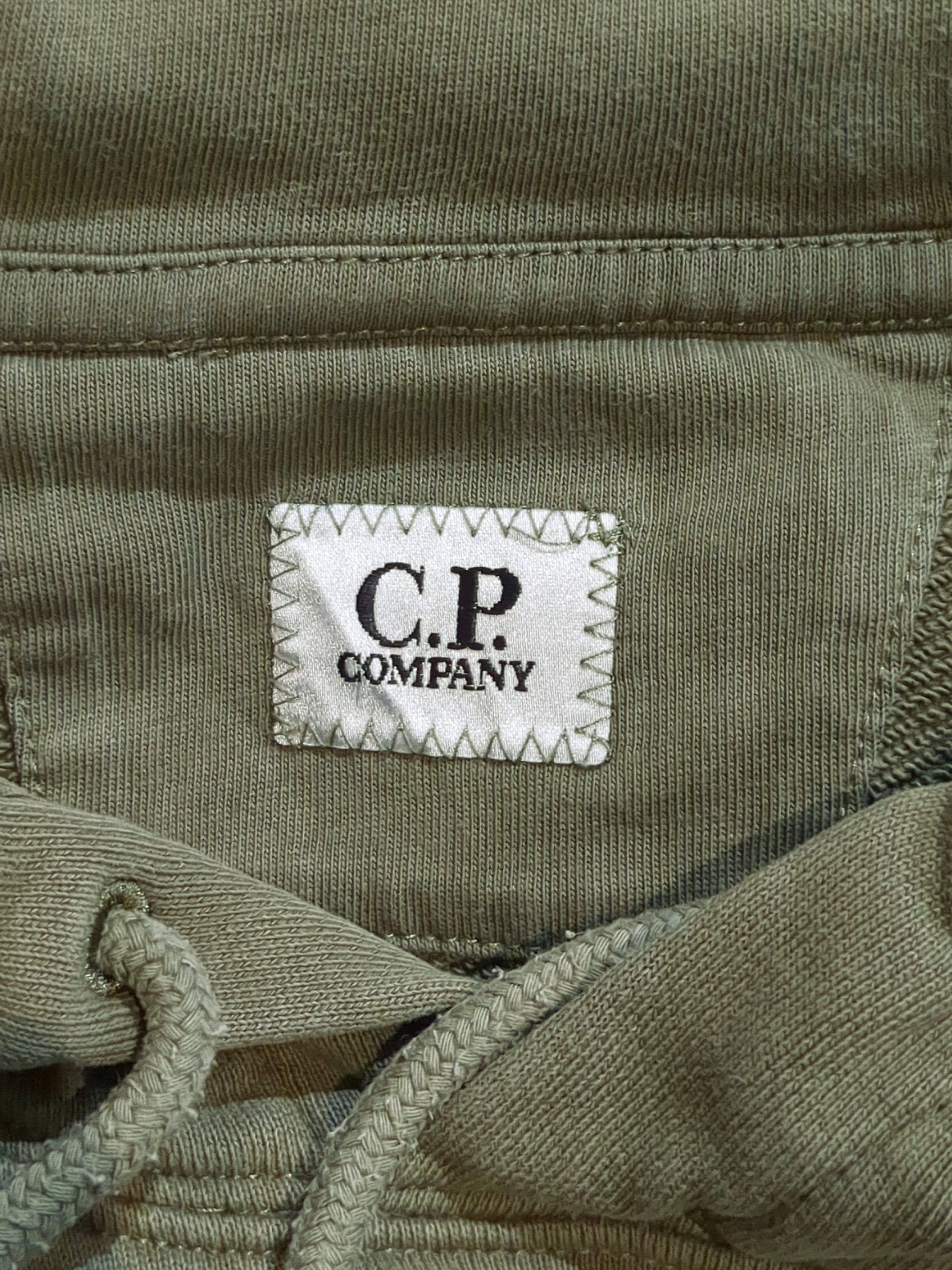 CP Company Diagonal Fleece Lens Hoodie - (L)