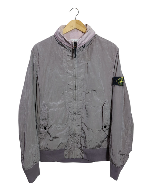 Stone Island Nylon Metal Tyvek Shield Hooded Jacket - (L)