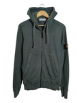 Stone Island Garment Dyed Zip Up Hoodie - (L)