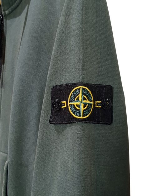 Stone Island Garment Dyed Zip Up Hoodie - (L)