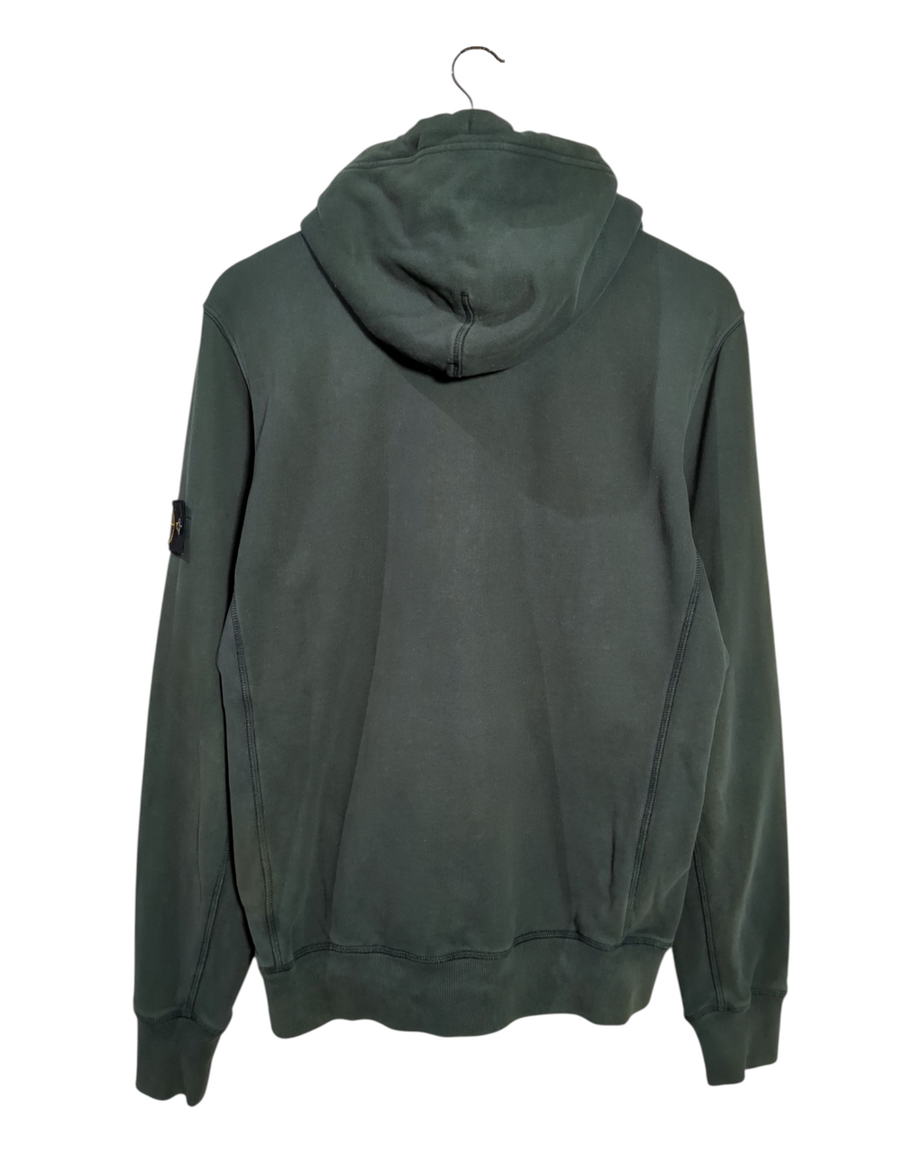 Stone Island Garment Dyed Zip Up Hoodie - (L)
