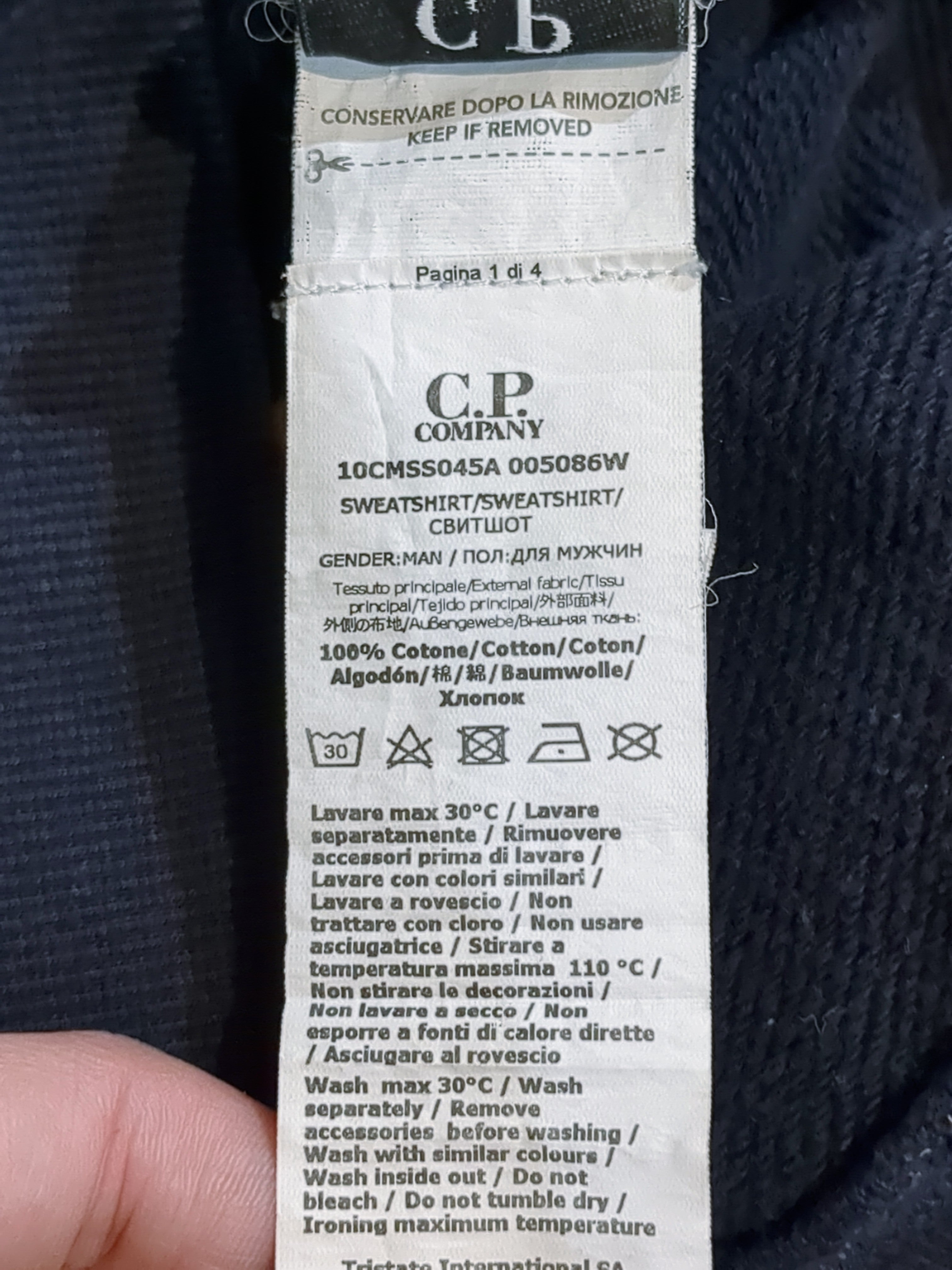 CP Company Lens Sweatshirt - (M)