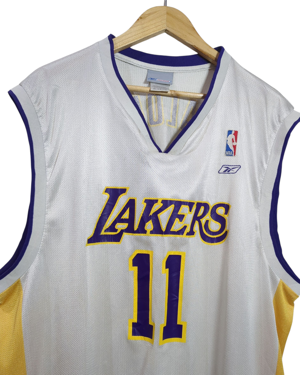 2004-06 LA Lakers Reebok #11 Malone Alternate Jersey - (XL)