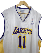 2004-06 LA Lakers Reebok #11 Malone Alternate Jersey - (XL)