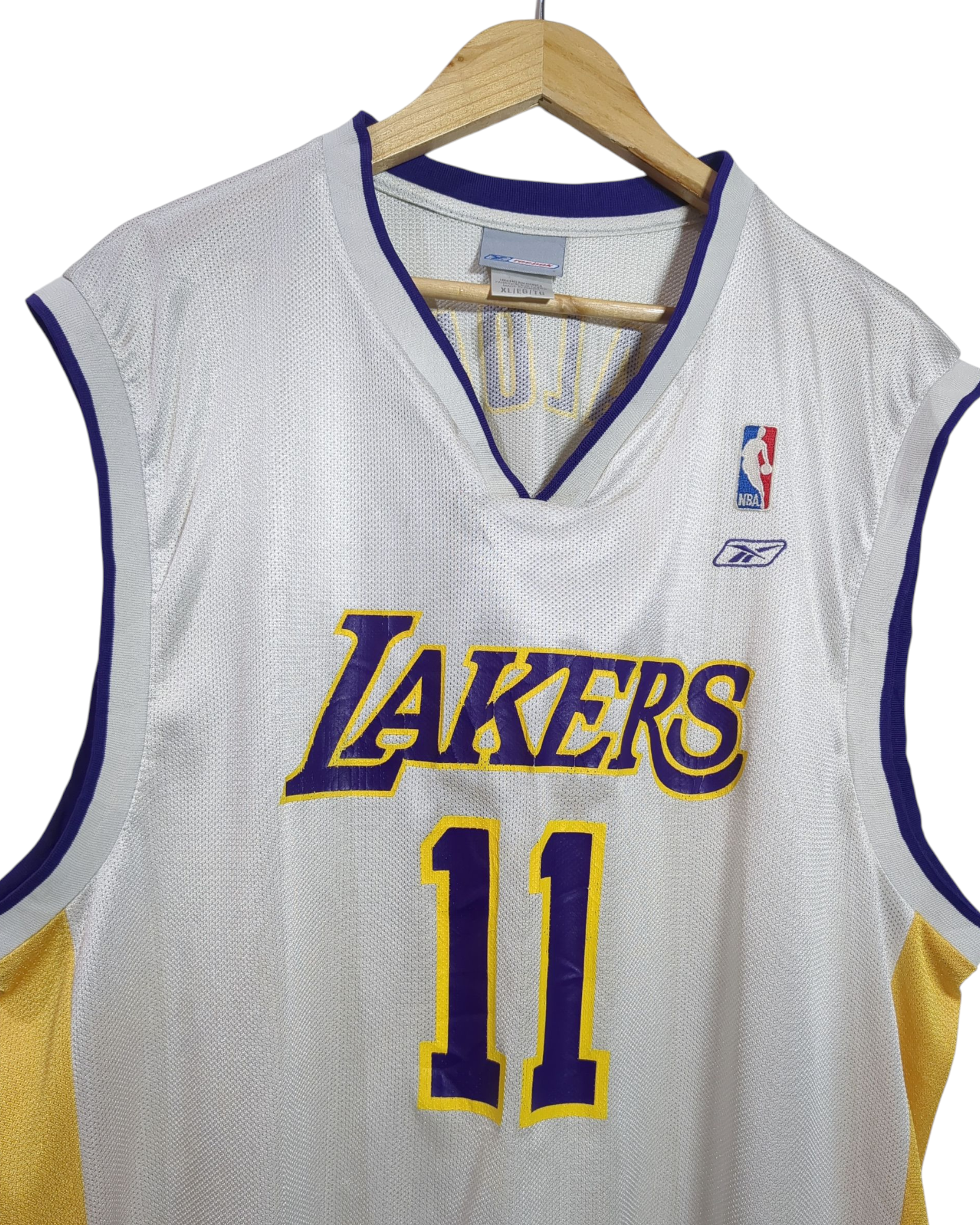 2004-06 LA Lakers Reebok #11 Malone Alternate Jersey - (XL)