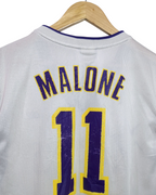 2004-06 LA Lakers Reebok #11 Malone Alternate Jersey - (XL)