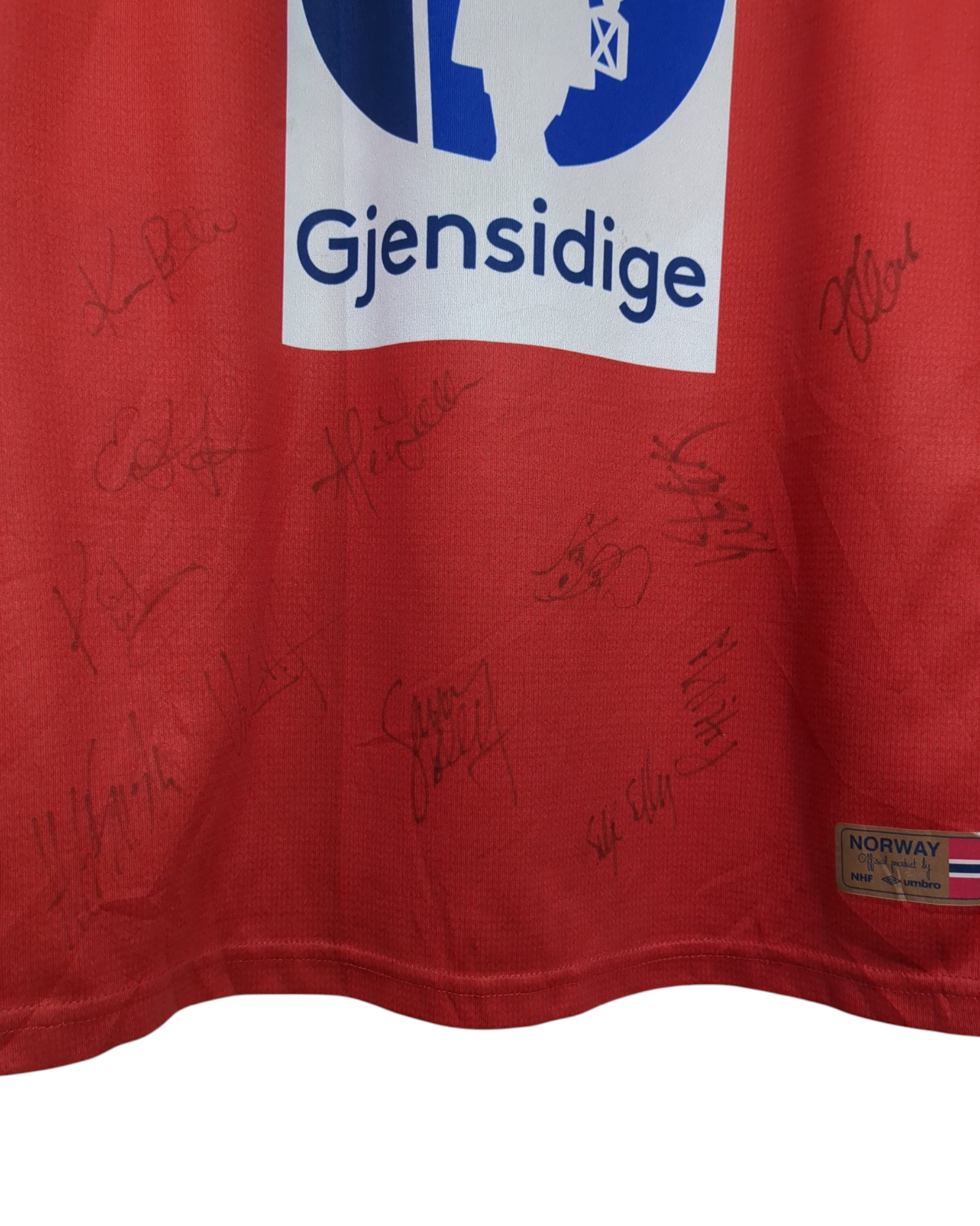 2010s Norway Handball Umbro Signed Home Shirt - (S)