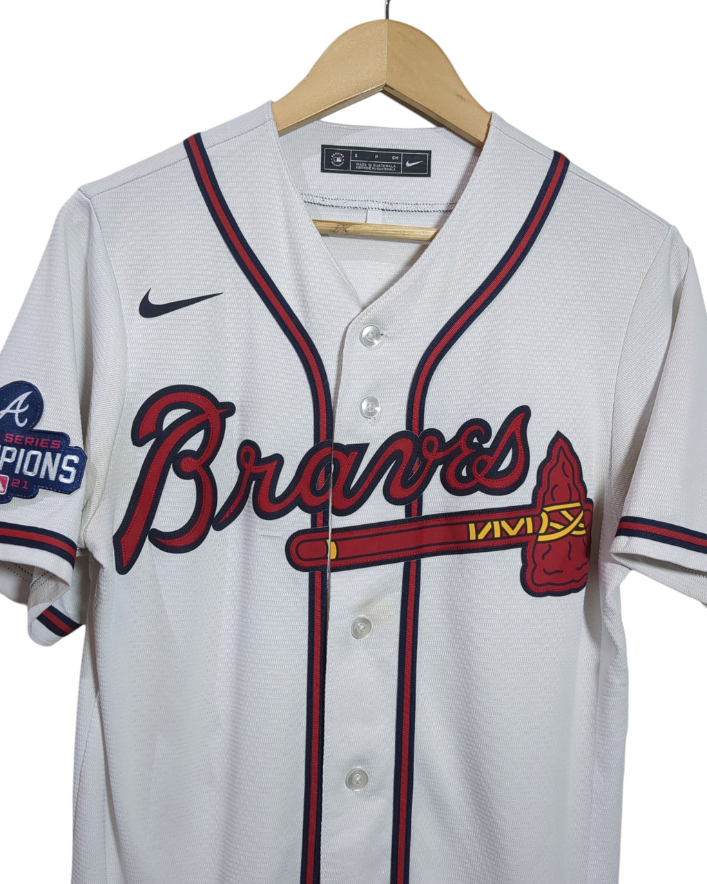 2021 Atlanta Braves World Series Champion Nike Home Jersey - (S)