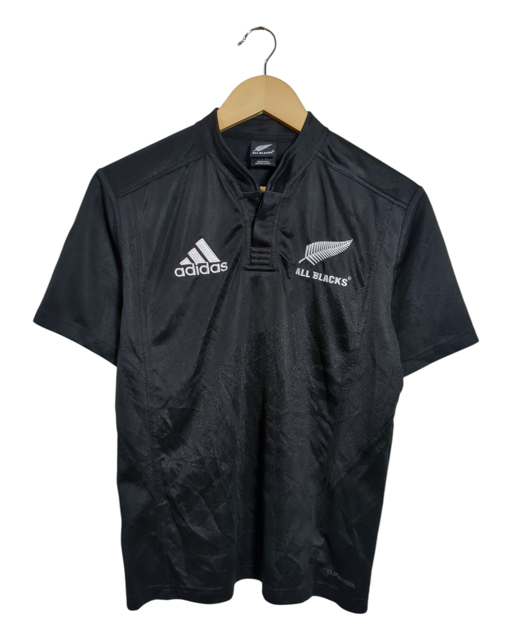 2009-10 New Zealand Adidas Rugby Union Shirt - (XL.Boys)