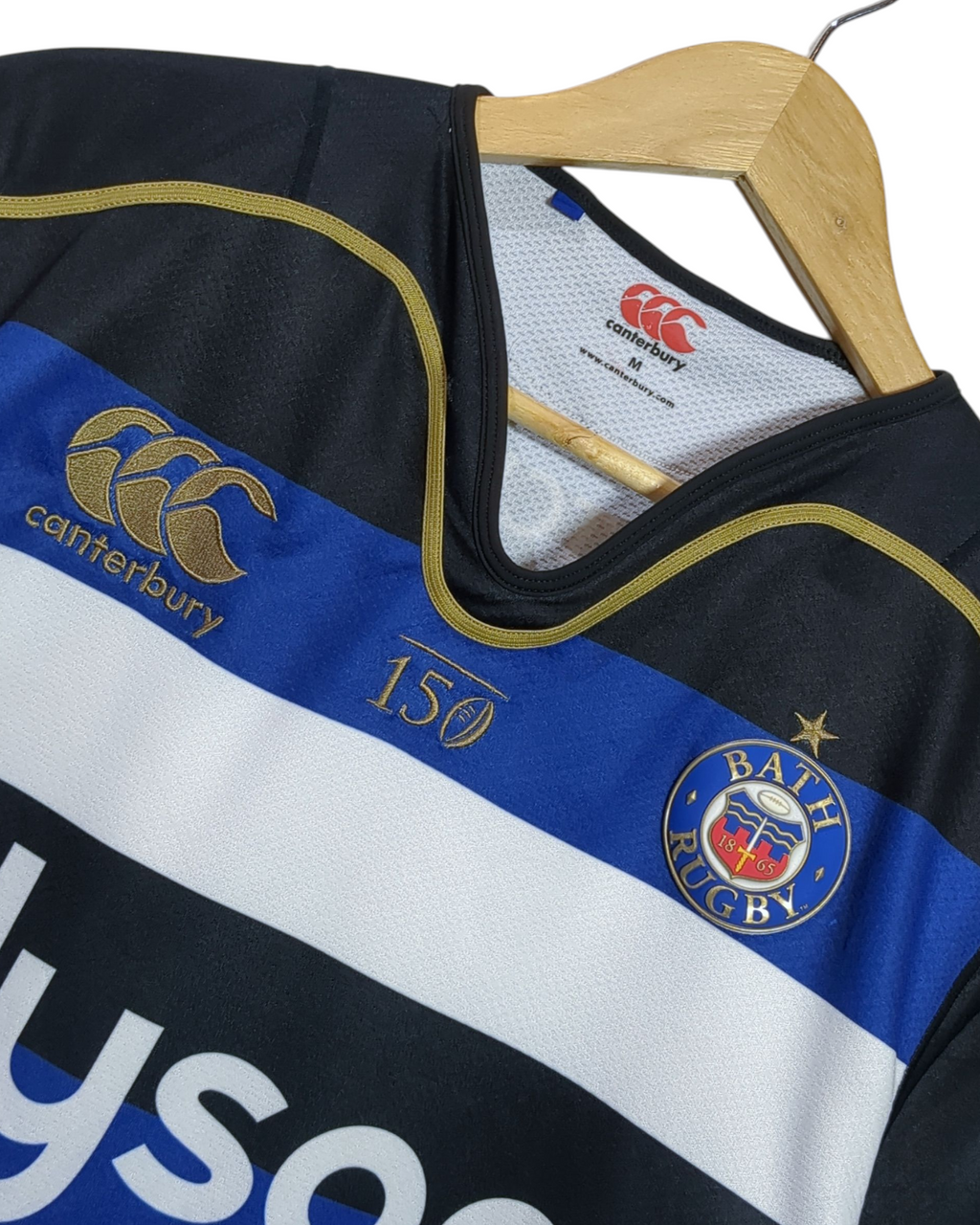 2015-16 Bath Rugby '150 Years' Canterbury Rugby Home Shirt - (M)