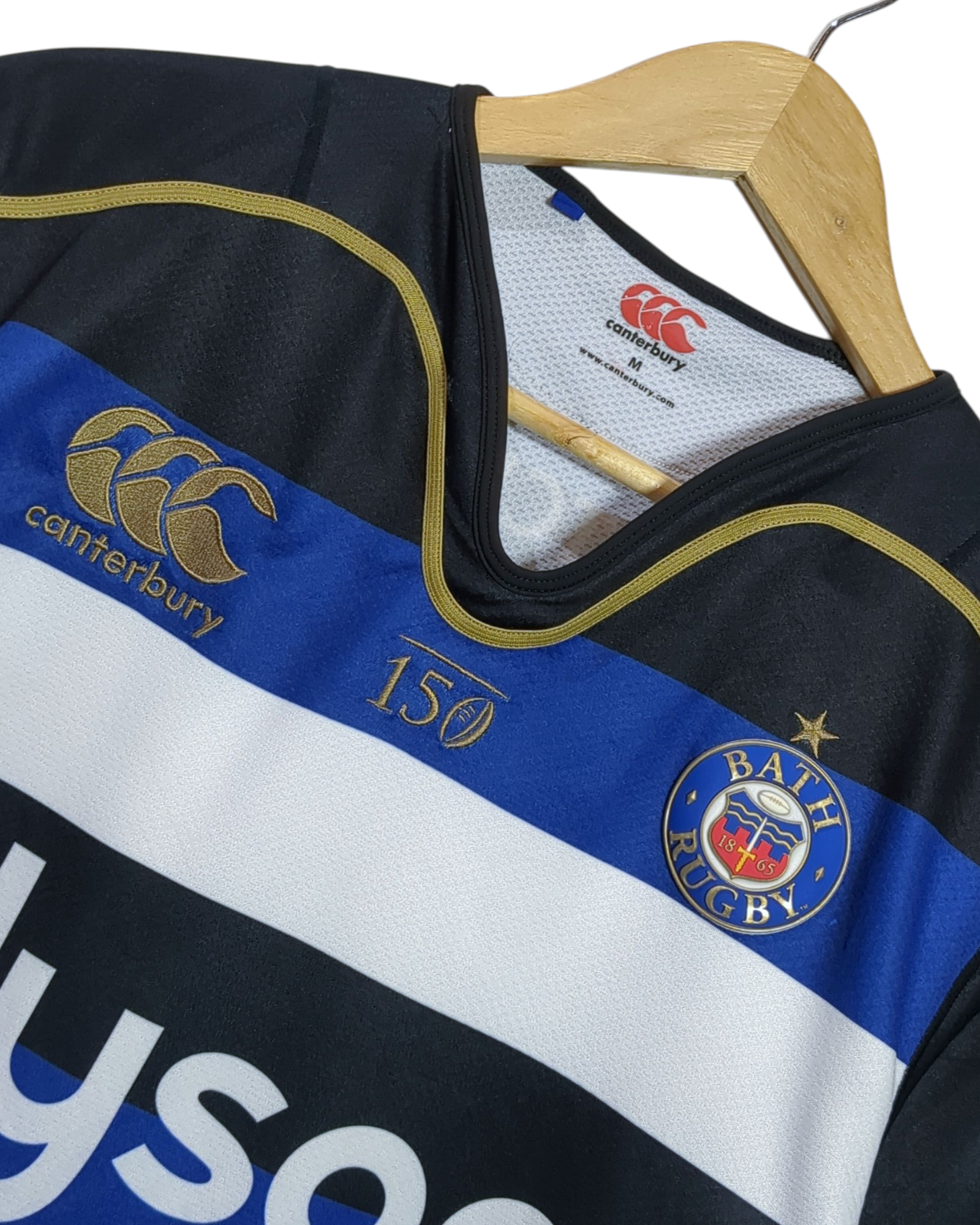 2015-16 Bath Rugby '150 Years' Canterbury Rugby Home Shirt - (M)
