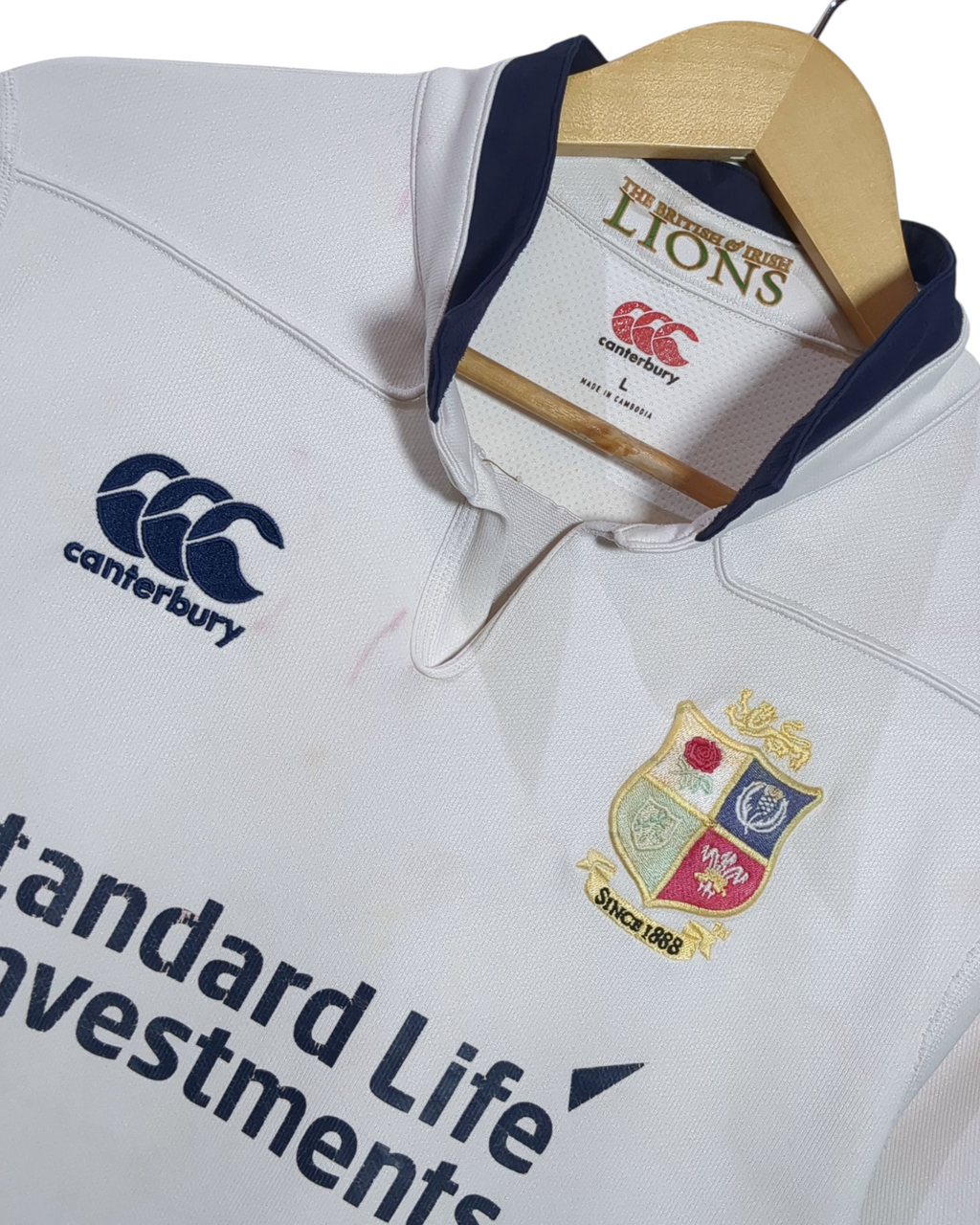 2017 British & Irish Lions Canterbury Rugby Training Shirt - (L)