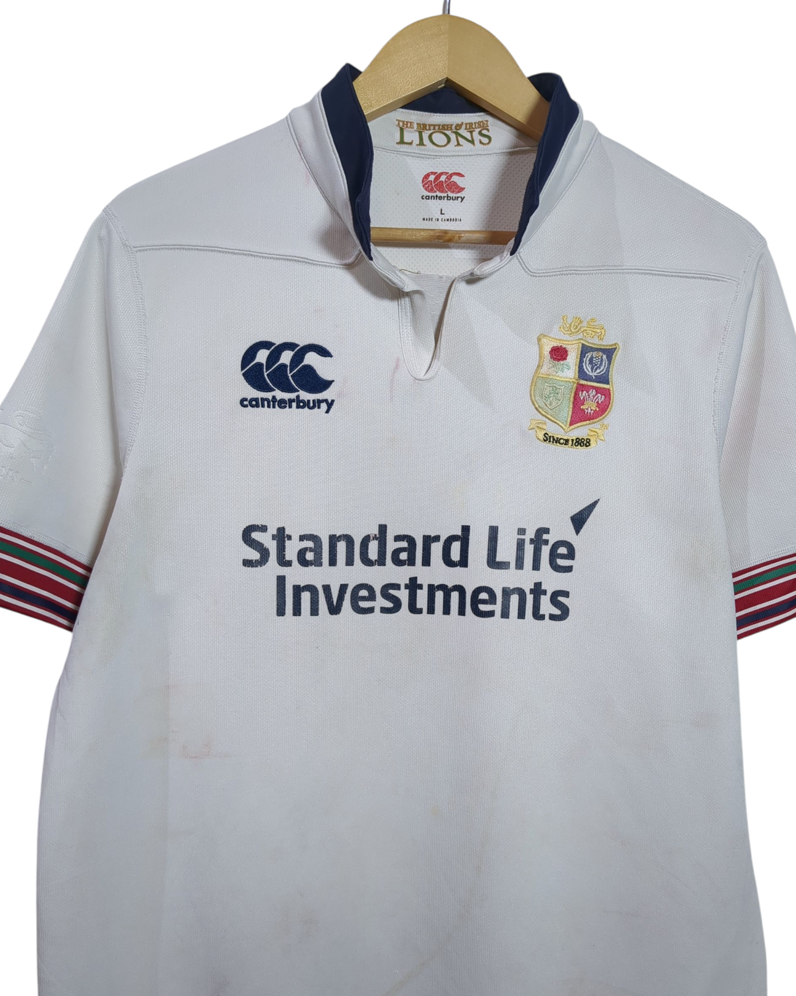 2017 British & Irish Lions Canterbury Rugby Training Shirt - (L)