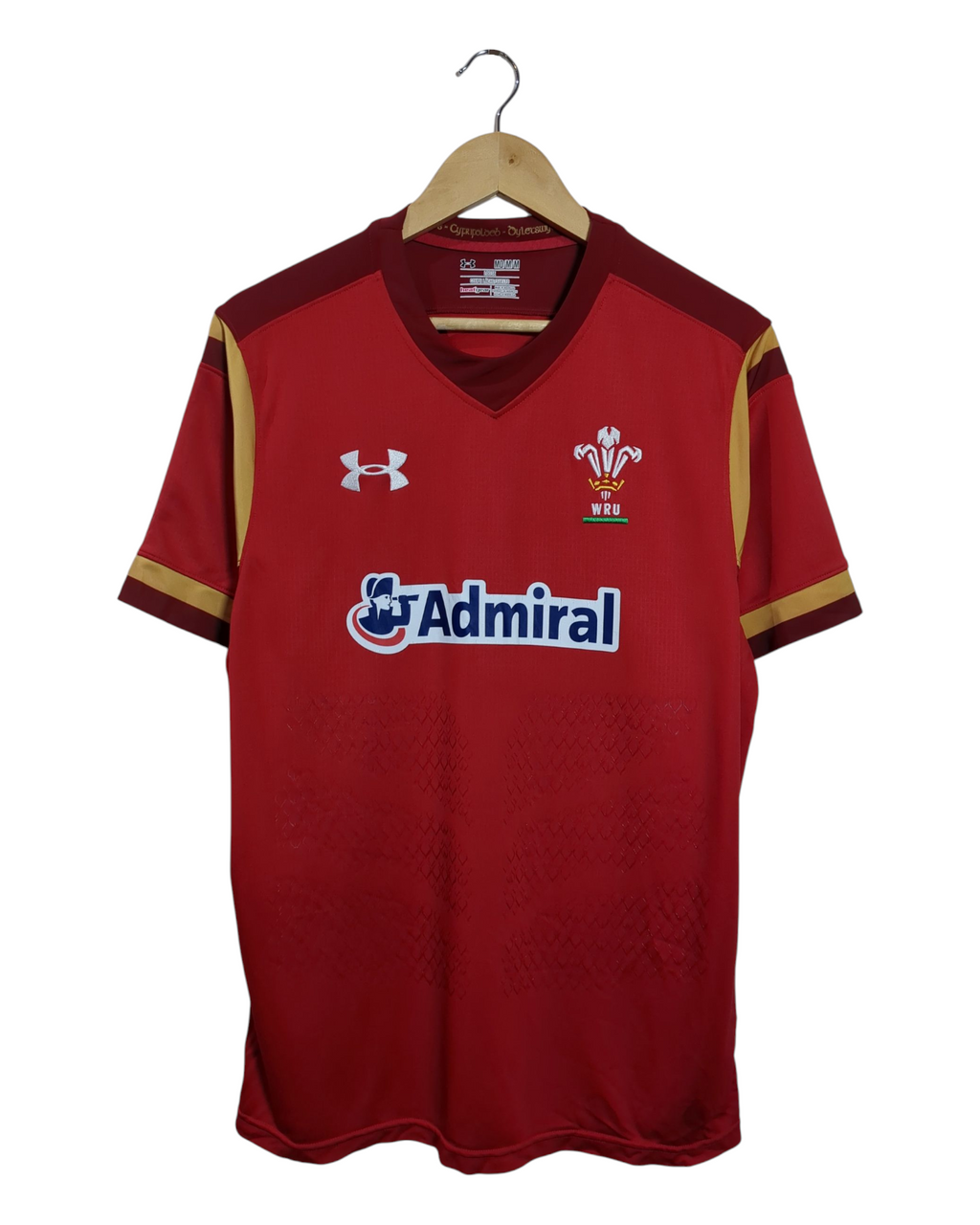 2015 Wales World Cup Under Armour Rugby Home Shirt - (M)