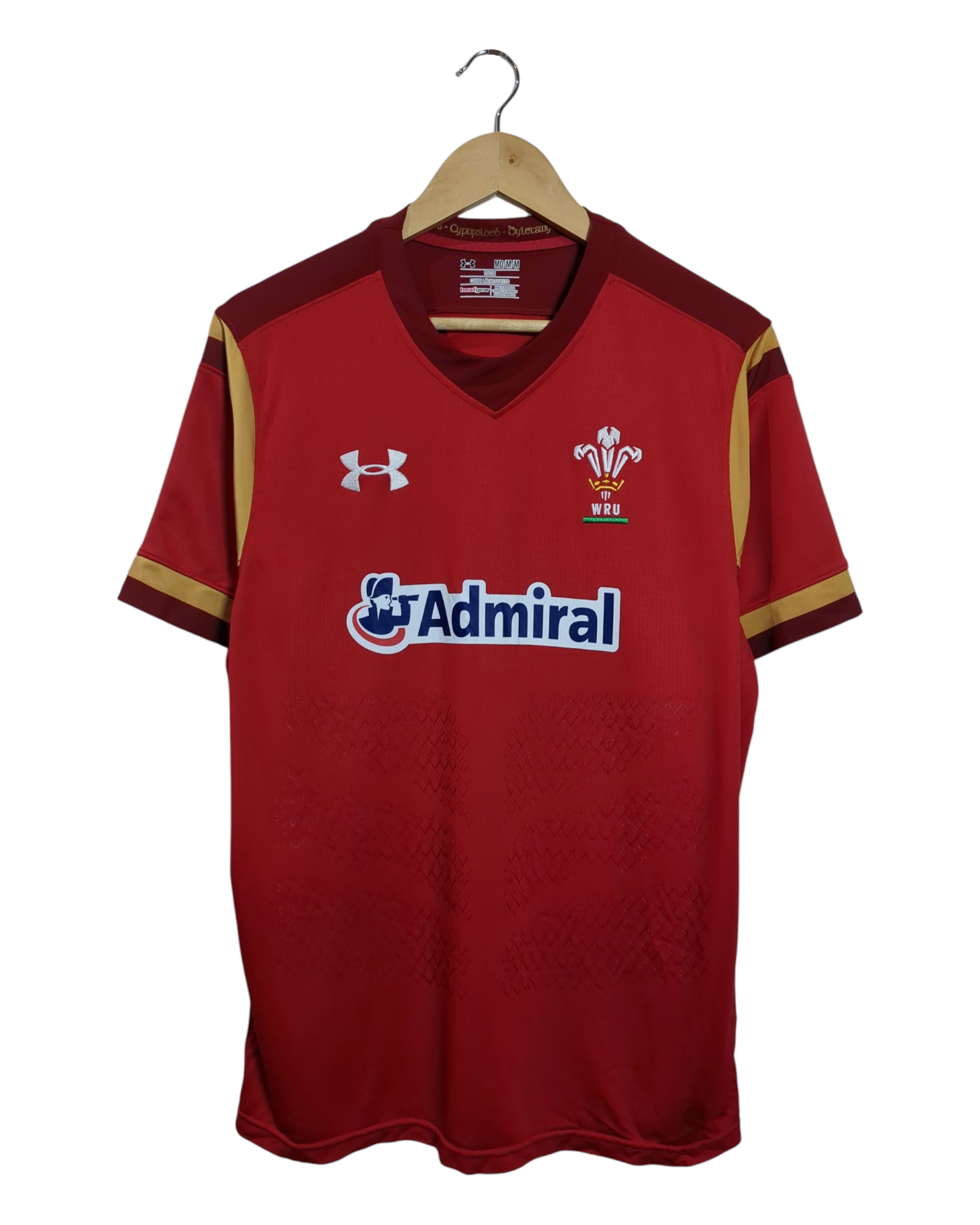 2015 Wales World Cup Under Armour Rugby Home Shirt - (M)