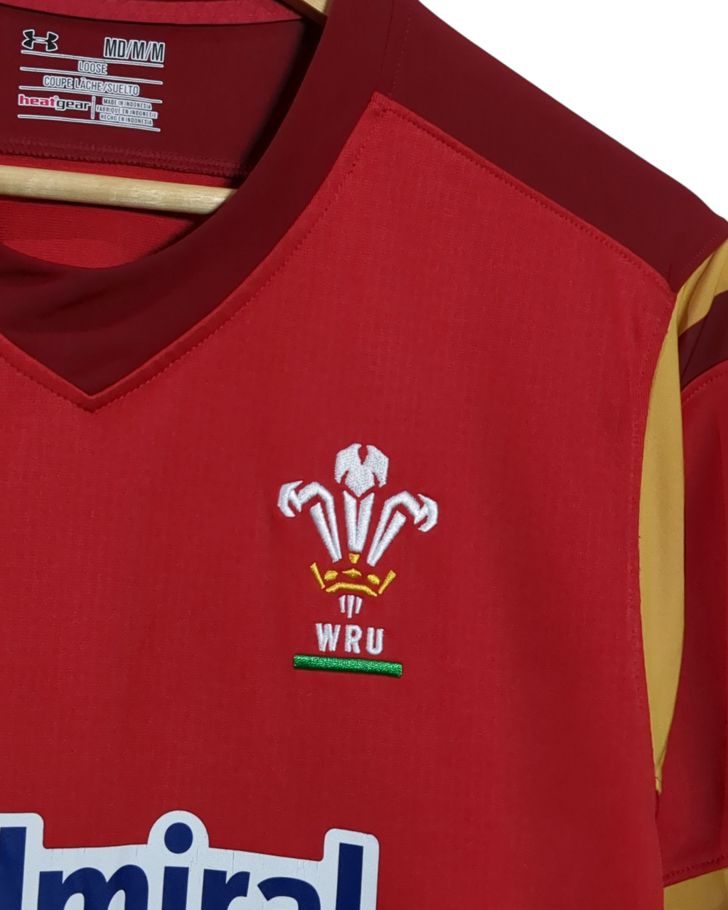 2015 Wales World Cup Under Armour Rugby Home Shirt - (M)