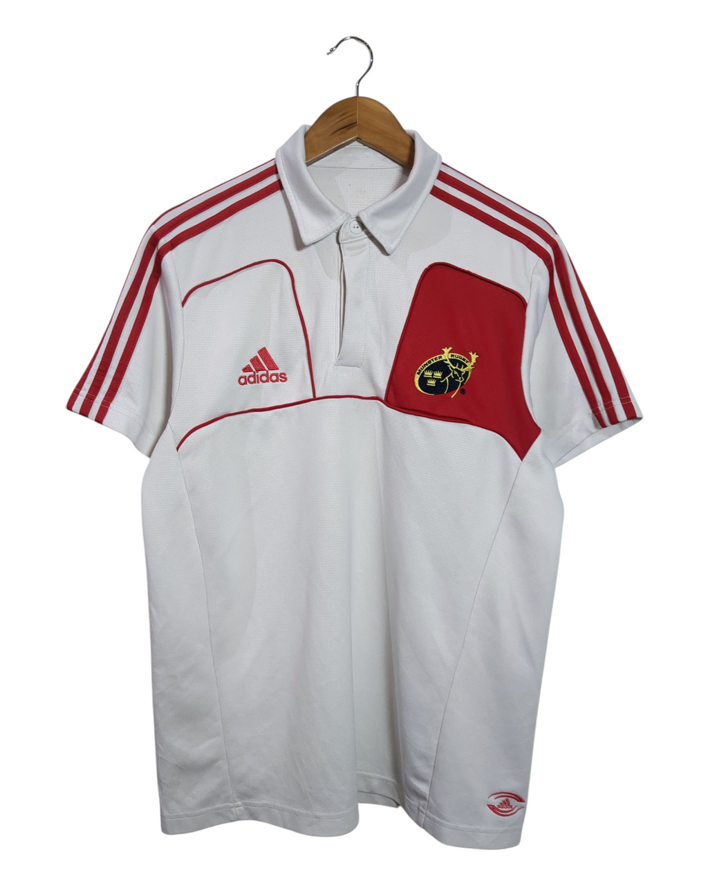 2010-11 Munster Rugby Adidas Polo Shirt - (M)