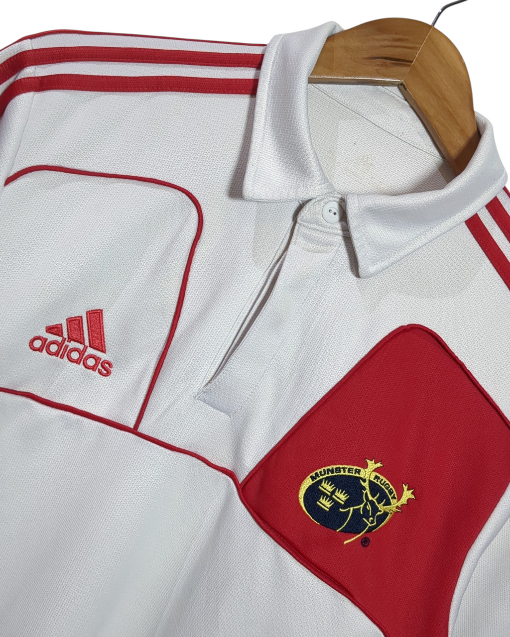 2010-11 Munster Rugby Adidas Polo Shirt - (M)